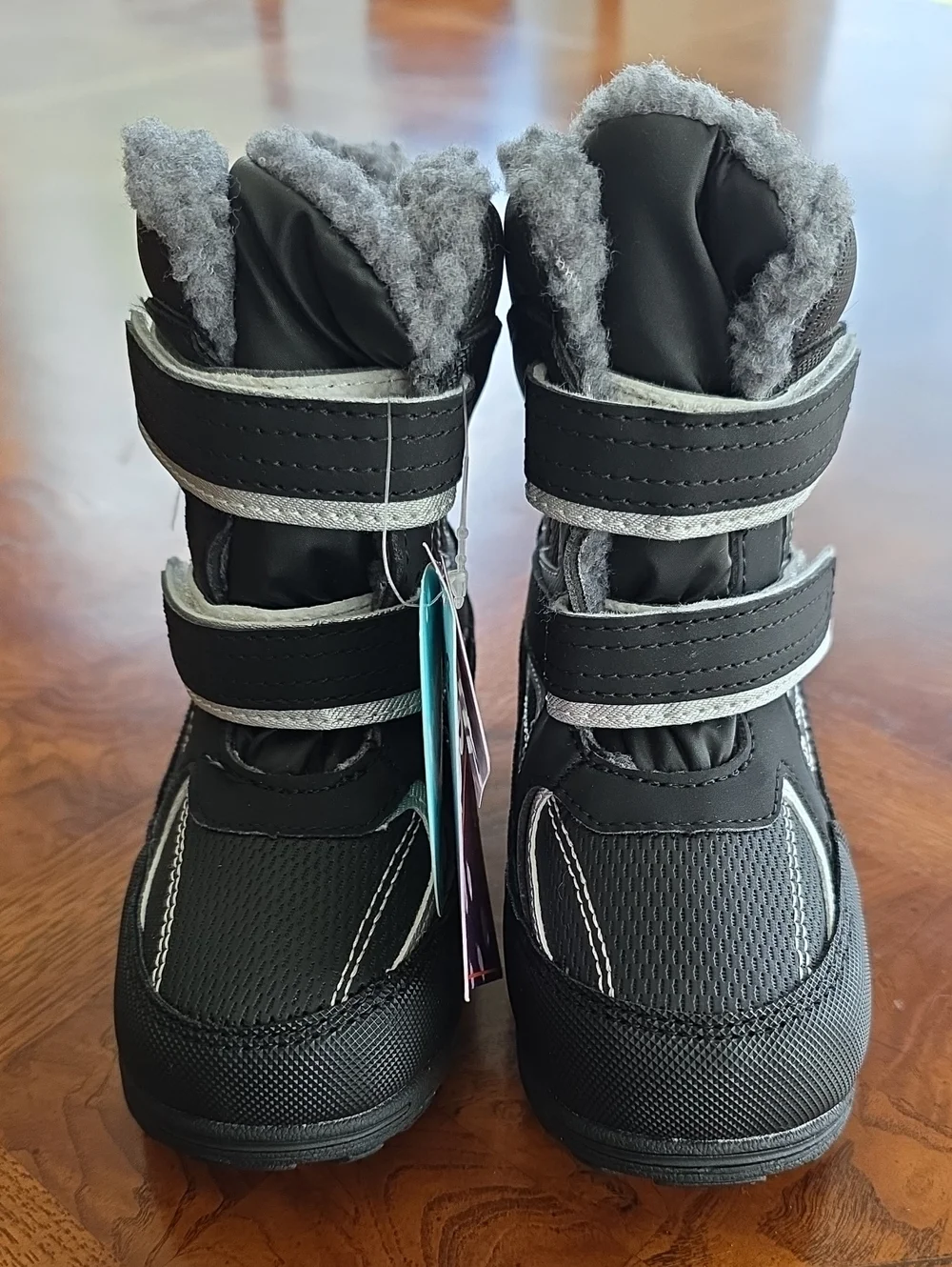 Totes Kids Toddler Boys Tayton Waterproof Insulated Flat Heel Winter Boots Sz 9T